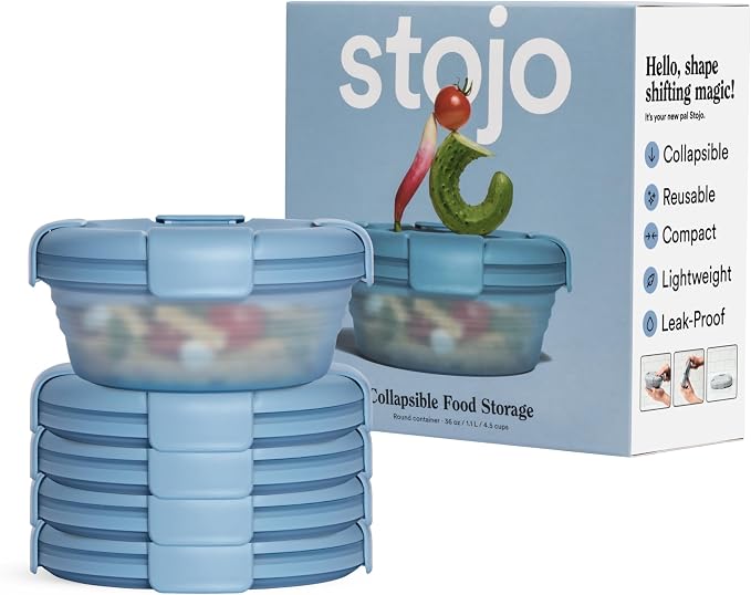 STOJO Collapsible Bowl 5 Set by stojo