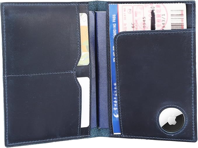 STAR VISTA Albatross Leather Travel Passport Holder, Minimalist Design - Image 2