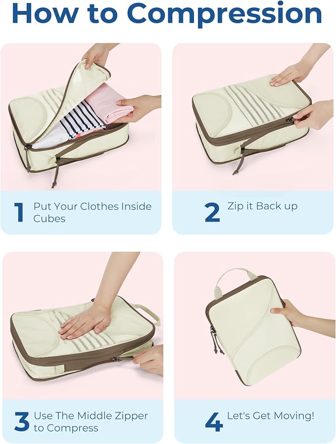 BAGSMART Compression Packing Cubes - Image 5