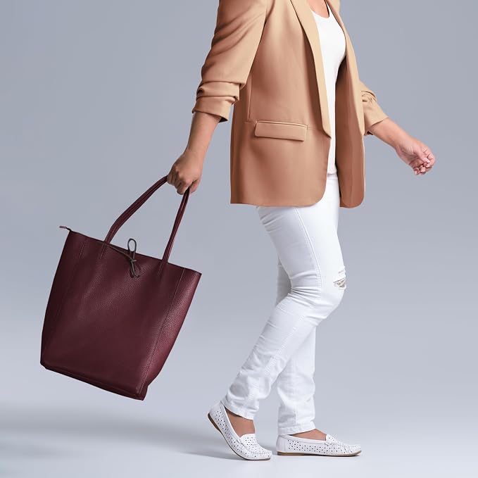 Italian Calf Leather Tote for Women - Image 7