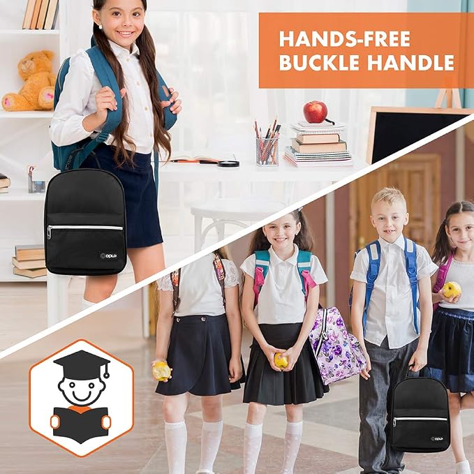 opux Lunch Box for Girls Boys Kids, Insulated Leakproof Lunch Bag, Reusable - Image 8