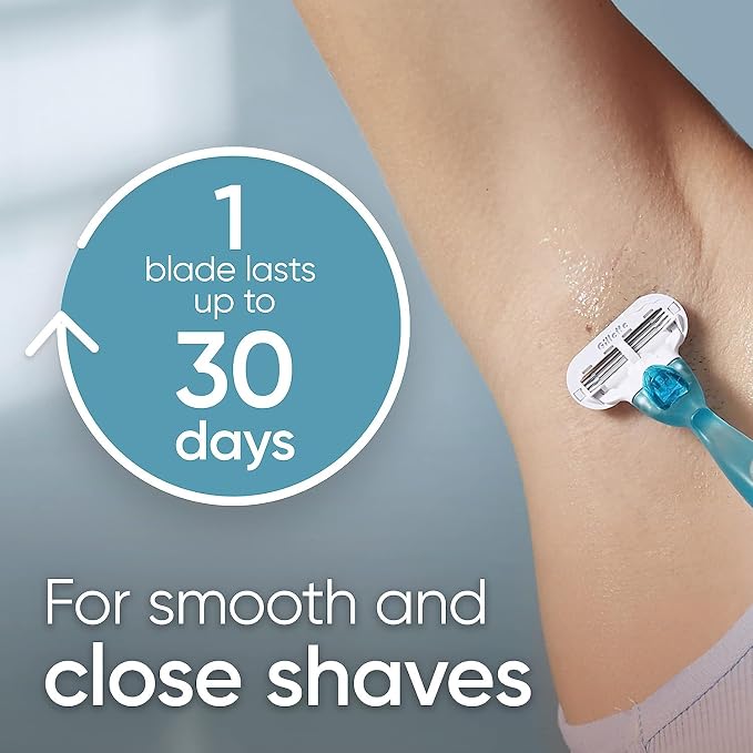 Gillette Venus Smooth Women's Razor Handle + 6 Refills - Image 3