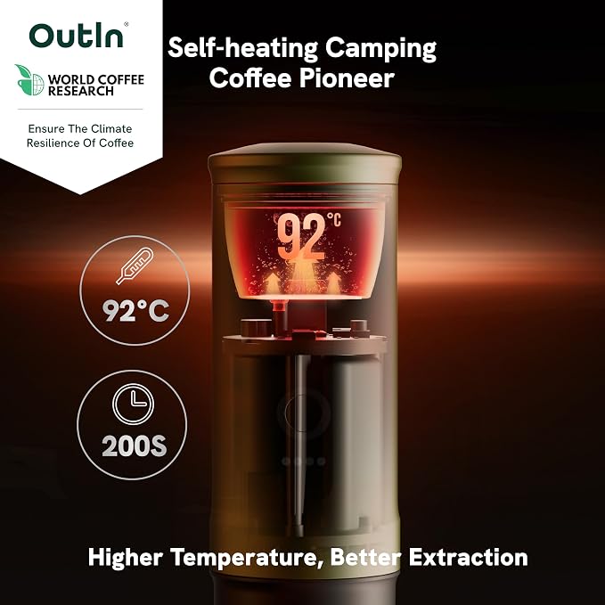 OutIn Nano Portable Electric Espresso Machine, Travel Coffee Maker - Image 4