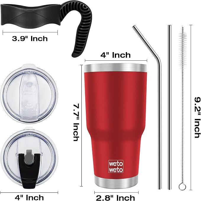 WETOWETO 30oz Insulated Tumbler - Image 3