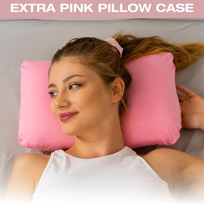 Travel & Camping Comfortable Memory Foam Pillow – Easy to Carry Portable Bag – - Image 4