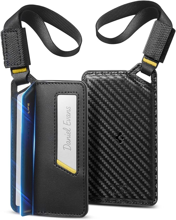Spigen Life Luggage Tags Premium Velo Vegan Leather ID Label by Spigen