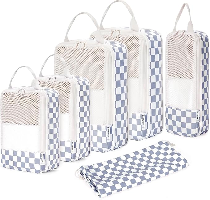 Narwey 6 Set Compression Packing Cubes by Narwey