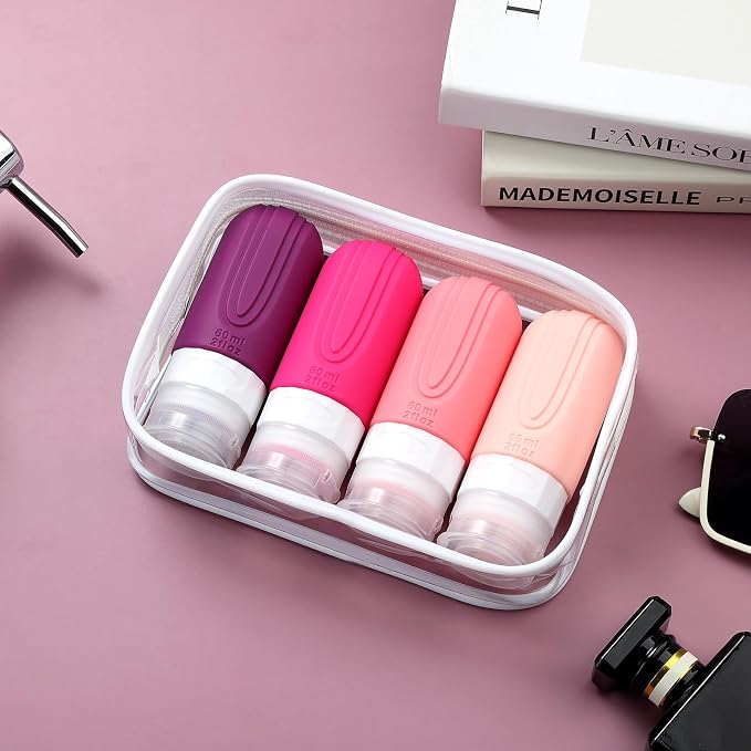 Travel Bottles for Toiletries, Tsa Approved 2oz Travel size Bottles, BPA Free - Image 7