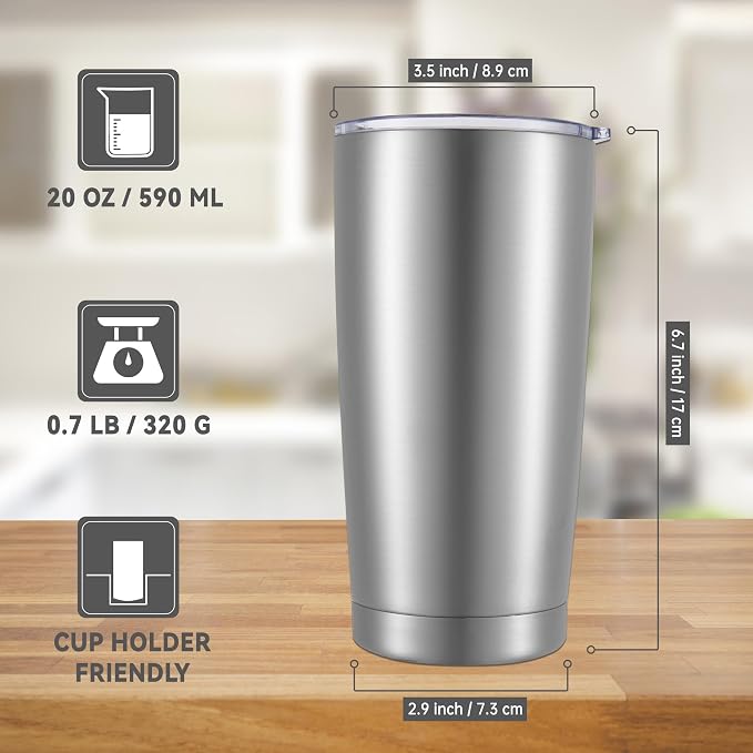 20 oz Tumblers Bulk Stainless Steel Tumbler - Image 5