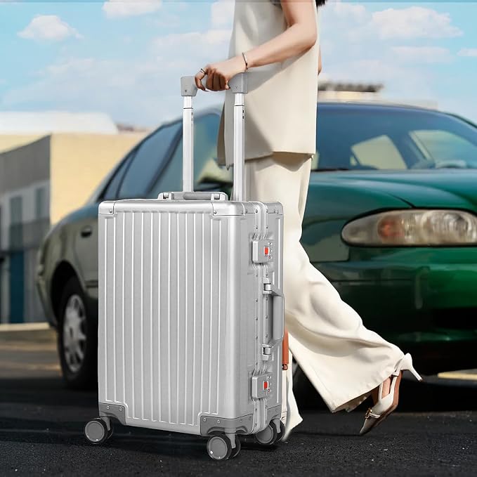 UrbanExplorer All Aluminum Carry On Luggage 22x14x9 Airline Approved Heavy Duty - Image 6