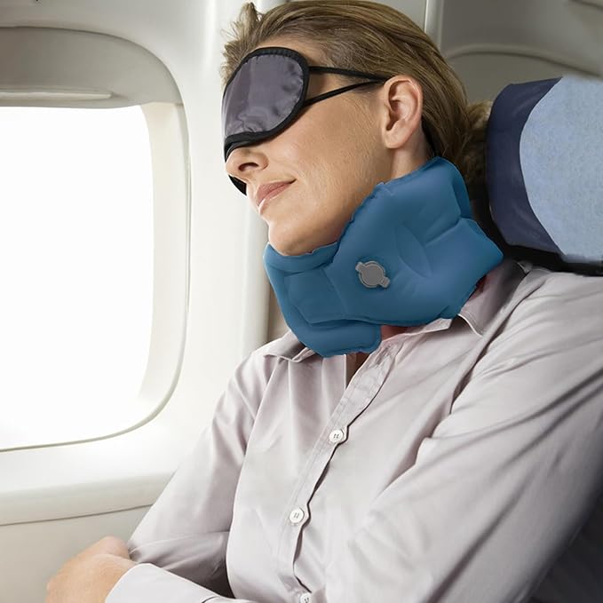 Inflatable Neck Pillow for Traveling on Plane, Inflatable Travel Pillows for - Image 7
