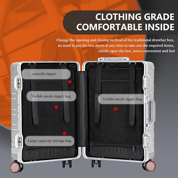 WEICHEN All Aluminum Magnesium 29 Inch Large Luggage - Image 5