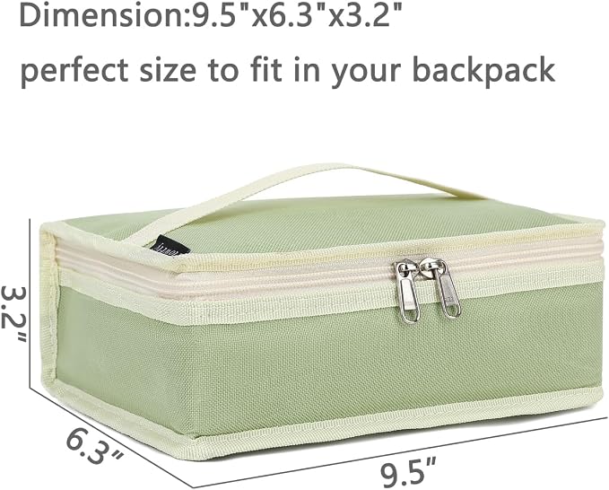 FlowFly Small Insulated Lunch box Portable Soft Bag Mini Cooler Thermal Meal - Image 4