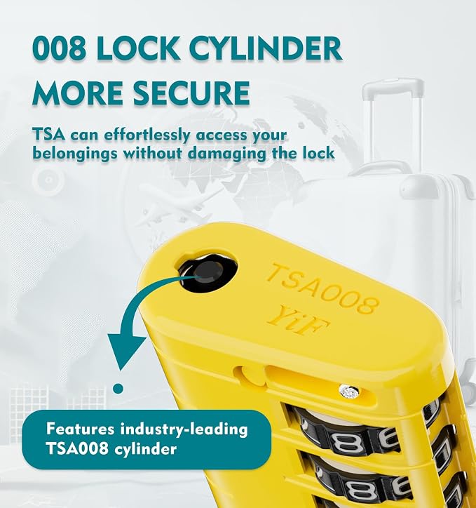 ANVIL 4 Digit Luggage Locks, TSA Locks - Image 2