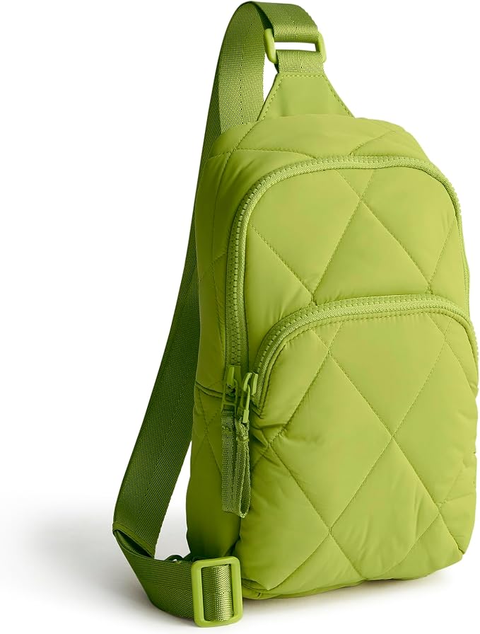 Vera Bradley Women's Lorman Sling Backpack-Featherweight Bag, Spinach Green - Image 2
