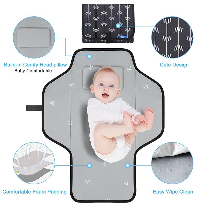 Baby Portable Changing Pad Travel - Image 2