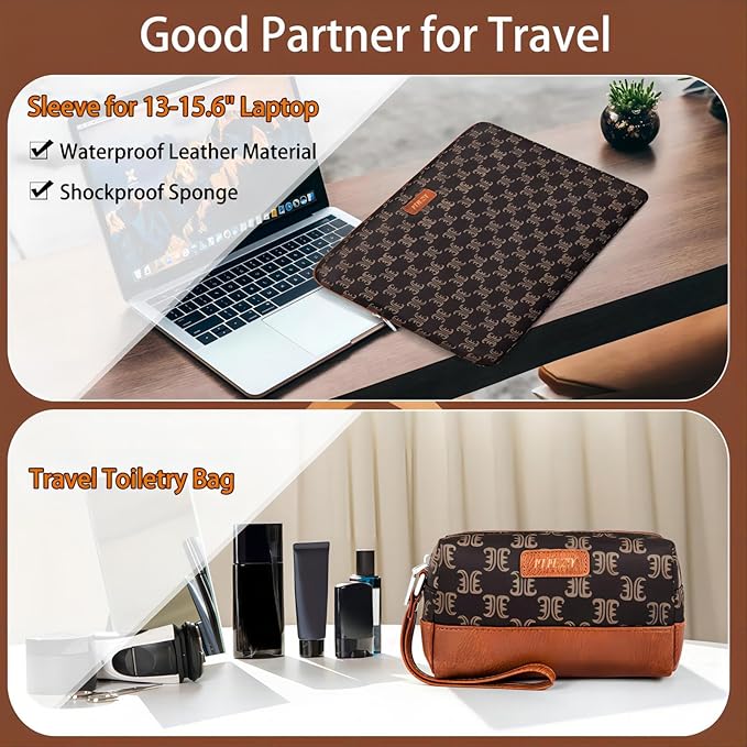 Garment Bag for Travel, Convertible Carry on Garment Duffel Bag for Men 3Pcs - Image 3