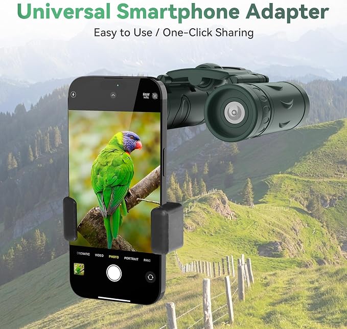 300x25 Binoculars for Adults and Kids, High Powered Mini Pocket Binoculars - Image 6