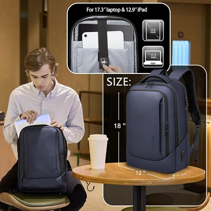 hk Laptop Backpack for Men - Image 2