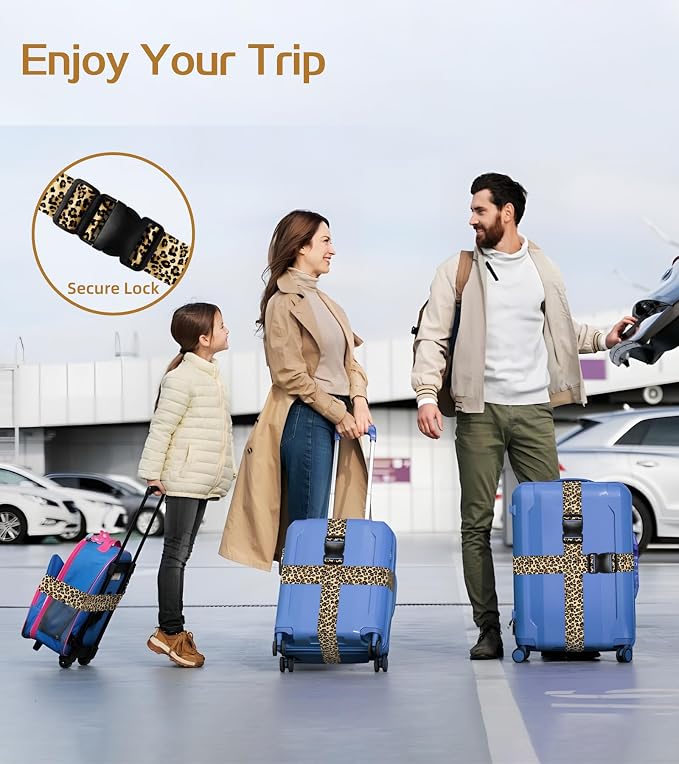 Luggage Straps for Suitcases Travel Belt Luggage Band Heavy Duty Traveling - Image 5