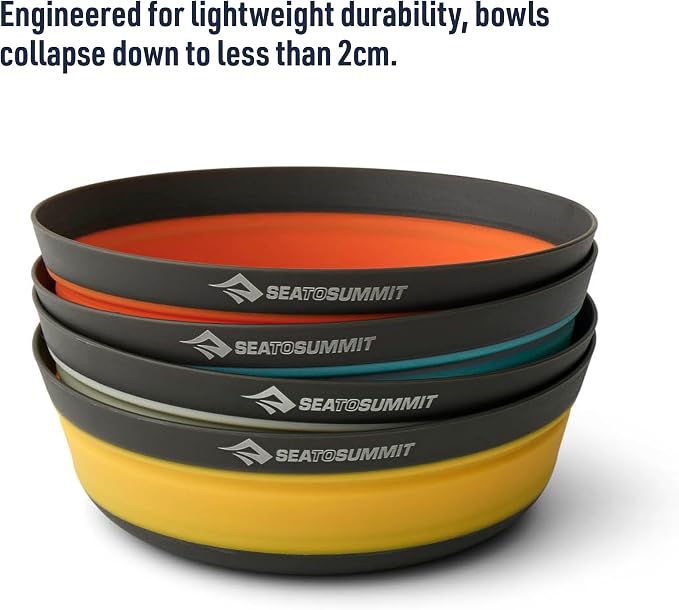 Sea to Summit Frontier Ultralight Collapsible Bowl, Sulphur Yellow - Image 5