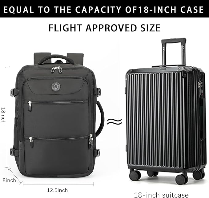 Sowaovut Travel Laptop Backpack, Extra Large High School College Backpacks - Image 3