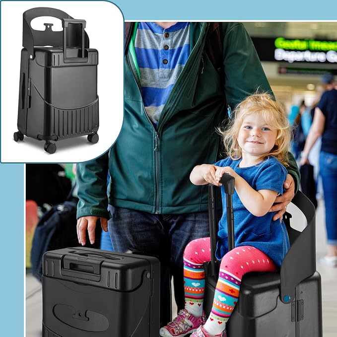 20 Inch Ride on Luggage with Seat - Image 2