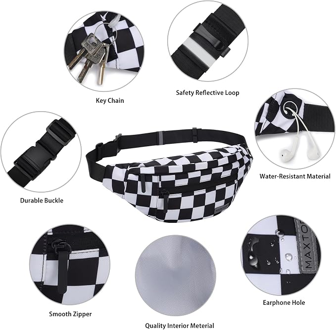 MAXTOP Large Crossbody Fanny Pack - Image 4
