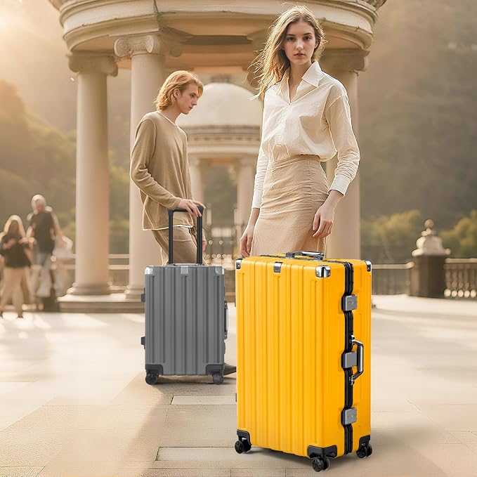 Krute Large Luggage 28 inch Zipperles Suitcase - Image 9