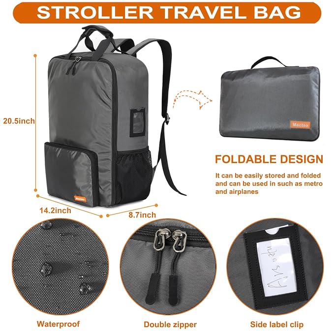 Mactso Stroller Travel Bag Compatible - Image 5