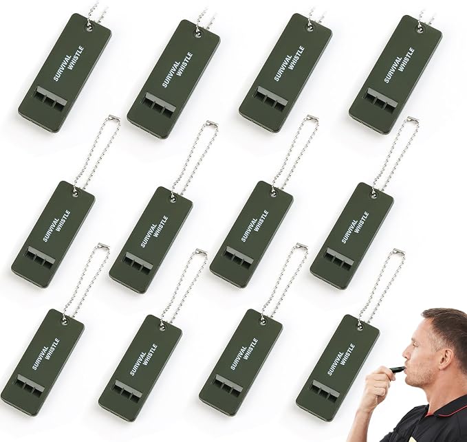 120 dB Emergency Whistles for Teachers, Flat Self Defense Safety Whistle by Unknown