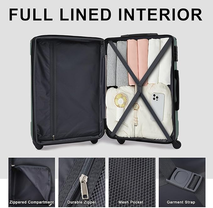 Merax Luggage Sets 3-Piece Hardshell - Image 9