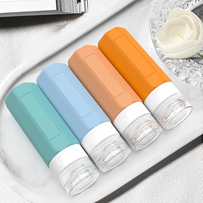 Redfly Travel Bottles for Toiletries, 3oz Tsa Approved Travel Size Containers - Image 6