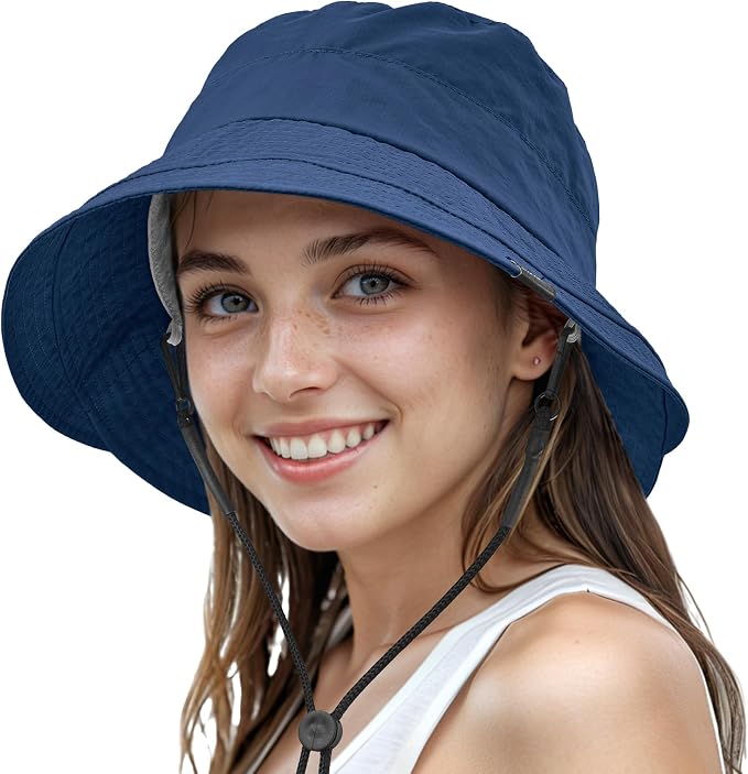 Sukeen Lightweight Bucket Hat for Women Quick-Dry Hiking Hat Packable Foldable - Image 7
