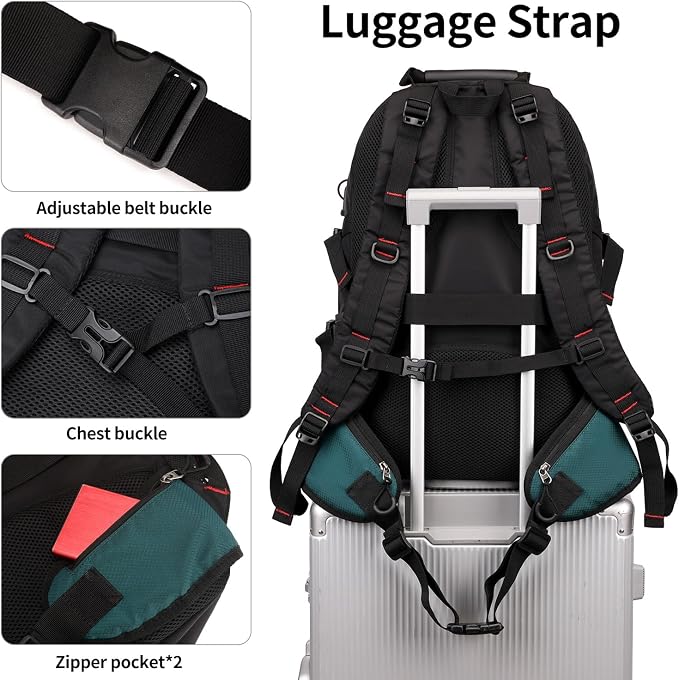 Nerlion 40L Hiking Backpack Travel Backpack - Image 4