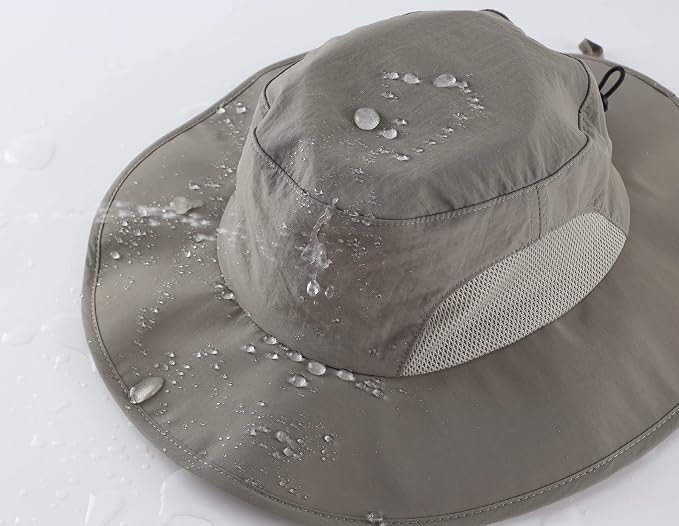 Home Prefer UPF50+ Mens Sun Hat Wide Brim Fishing Hat - Image 3