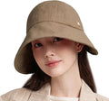 Linen Victorian Bonnet Hat Sun Cap, Foldable Summer Visor | New Katy by WhiteSandsMoja