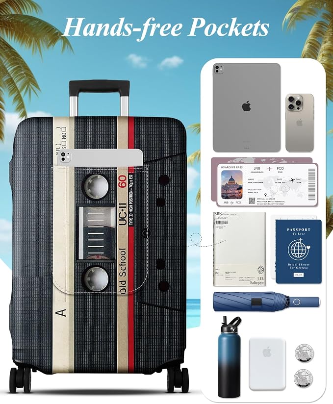 Slohif Luggage Cover for Suitcase Tsa Approved Protector - Image 3