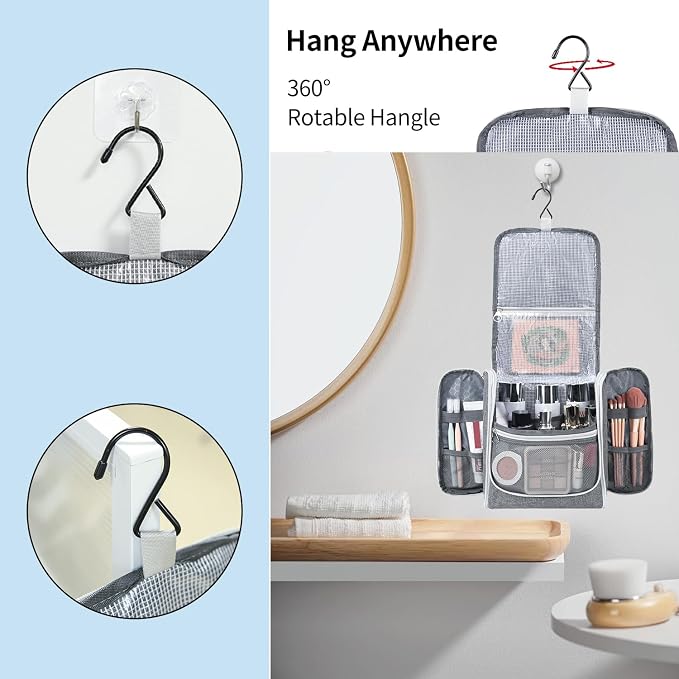 Della Gao Travel Hanging Toiletry Bag - Image 6