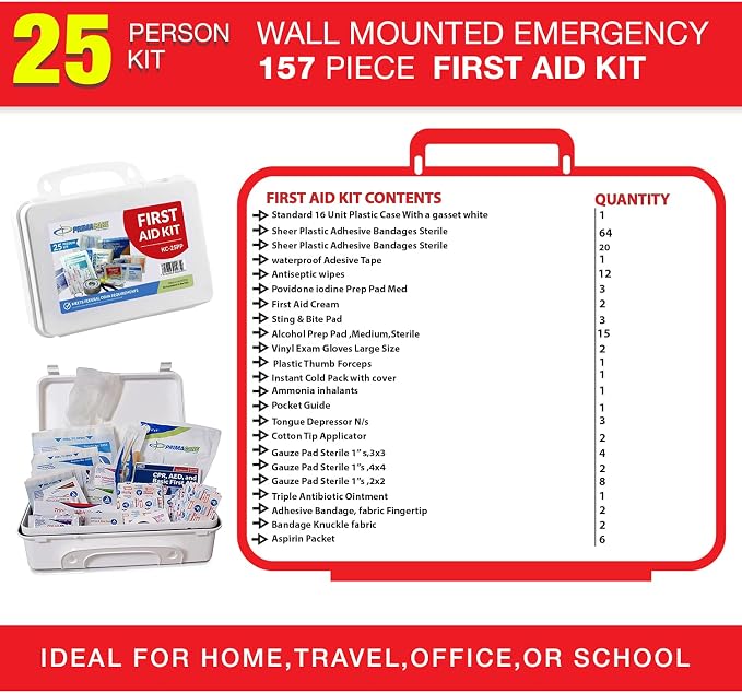 Primacare 25 Person Medium Emergency Preparedness First Aid Kit - Image 5