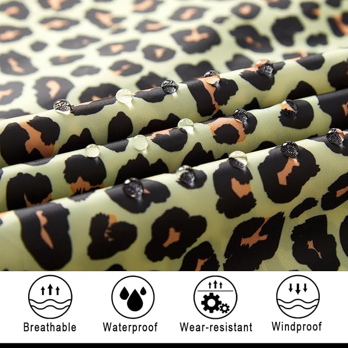 salamra Hooded Rain Poncho Waterproof Raincoat Jacket - Image 4