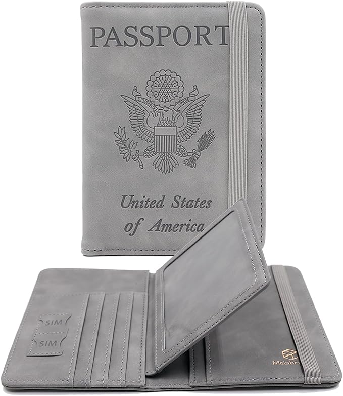 Melsbrinna RFID Passport Holder by Melsbrinna