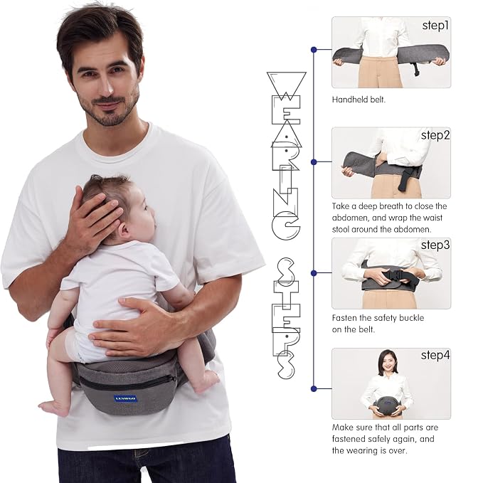 Baby Hip Carrier, Baby Carrier - Image 2