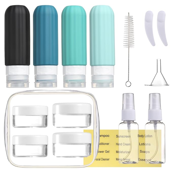 16 Pack Travel Bottles Set by Mrsdry