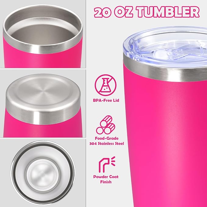 20oz Tumbler Stainless Steel Tumbler Cup - Image 3