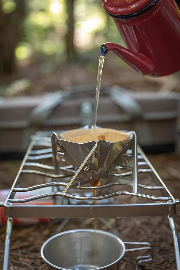 CAMPINGMOON Collapsible Coffee Dripper Pour Over Camping Outdoor 304 Stainless - Image 6