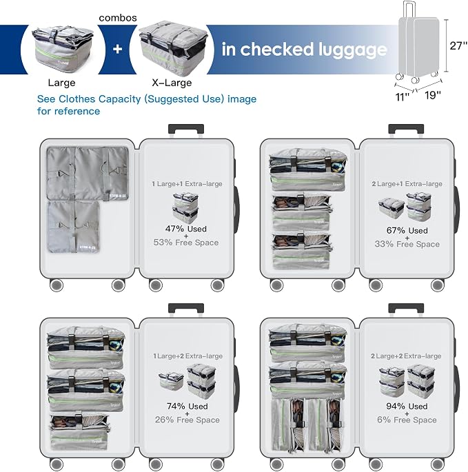 Stow-N-Go Travel Luggage Organizer – Portable Hanging Travel Shelves, Carry-On - Image 6