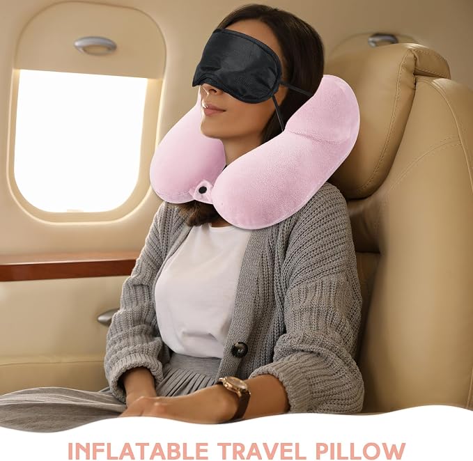Sintuff 2 Pack Inflatable Travel Pillow - Image 4