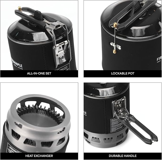 Fire-Maple "Fixed Star 3" Personal Cooking System | Pot/Jet Burner Stove System - Image 5