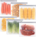 SPLF 6 Pack Reusable Gallon Freezer Bags Dishwasher Safe, BPA FREE Reusable by SPLF
